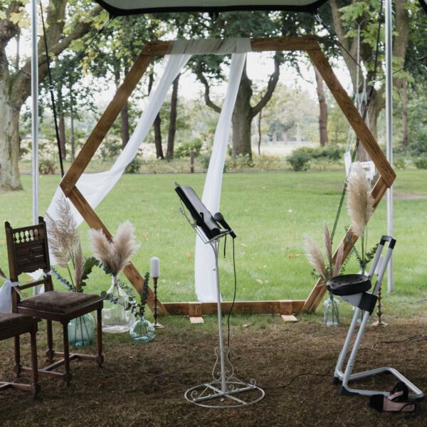 Traubogen Hexagon Braun