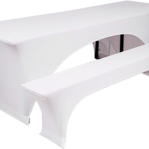 Bierzeltgarnitur Husse weiß